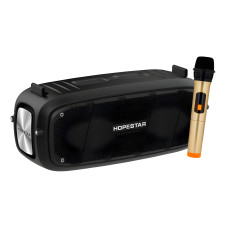 Портативная Bluetooth колонка Hopestar A20 Pro 55Вт черная c микрофоном для караоке