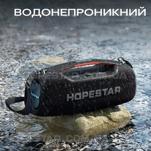 Большая беспроводная портативная колонка Hopestar A60 100W Черный