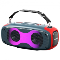 Портативная Bluetooth-колонка Hopestar A30 Party Сине-красный