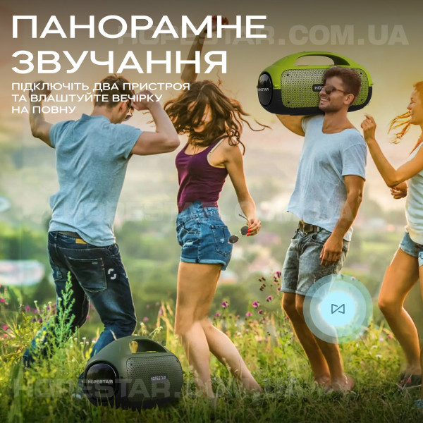 Оригинальная портативная Bluetooth-колонка Hopestar A50 - Чёрный
