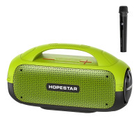 Оригинальная портативная Bluetooth-колонка Hopestar A50 Салатово-черный