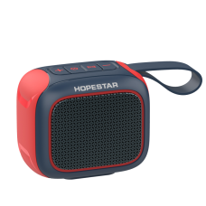 Компактная беспроводная Bluetooth-колонка Hopestar A22 Сине-красный