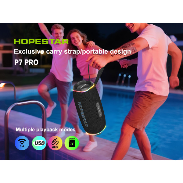 Оригинальная bluetooth колонка P7 Pro HOPESTAR Черная