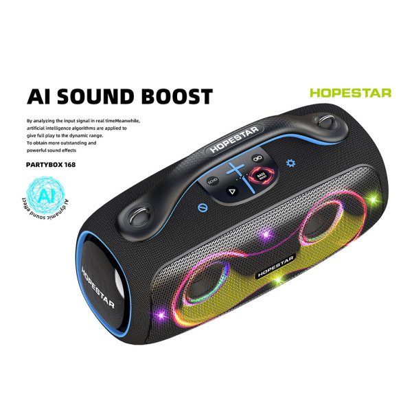 Беспроводная портативная колонка Hopestar PartyBox 168 400W Серая