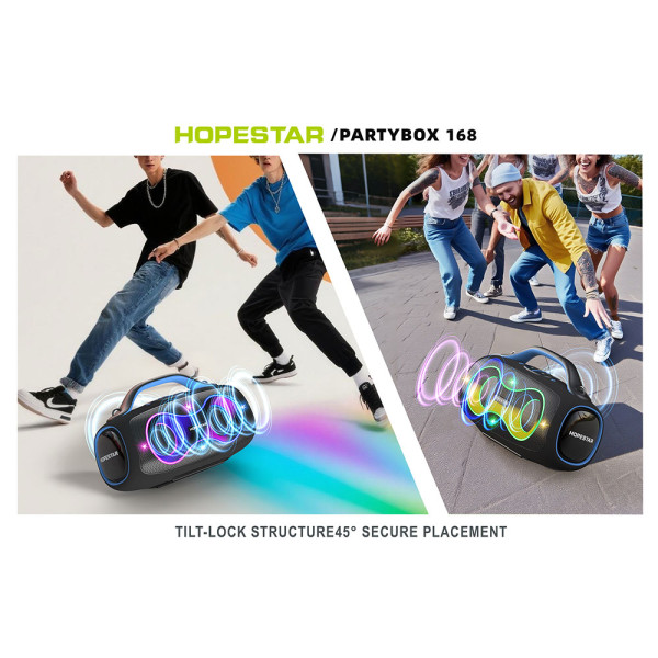 Беспроводная портативная колонка Hopestar PartyBox 168 400W Синяя