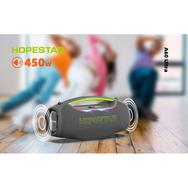 Портативная Bluetooth-колонка HOPESTAR A60 Ultra 450W черная