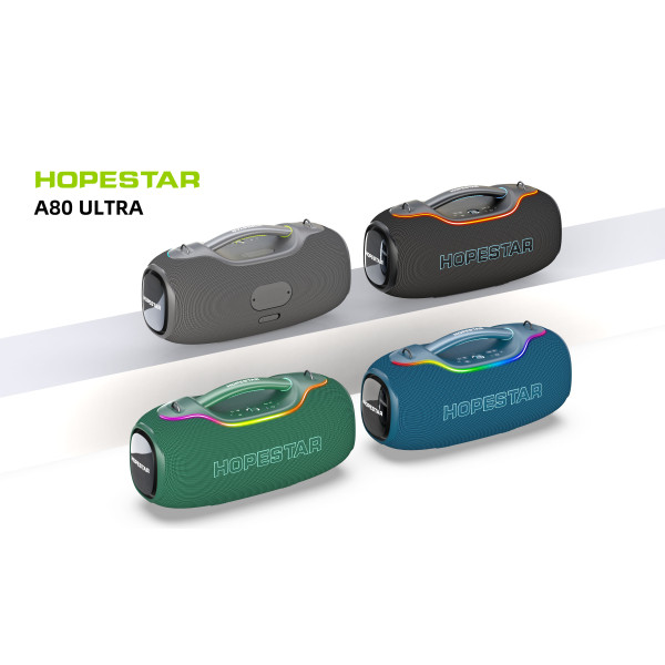 Портативная колонка Hopestar A80 Ultra 650W Зеленая