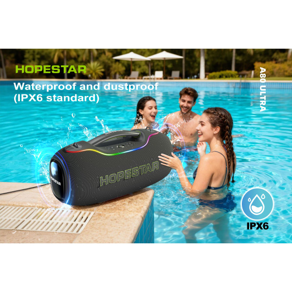 Портативная колонка Hopestar A80 Ultra 650W Синяя