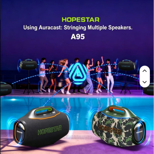 Bluetooth-колонка HOPESTAR A95 650W серая