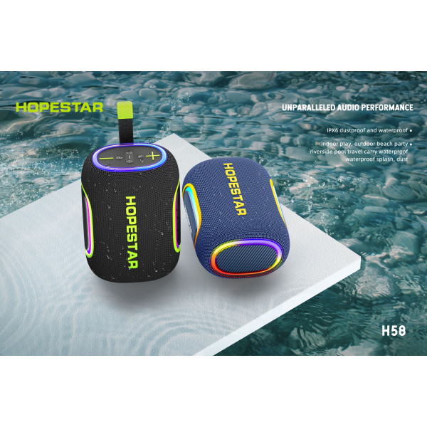 Bluetooth-колонка HOPESTAR H58 65W черный