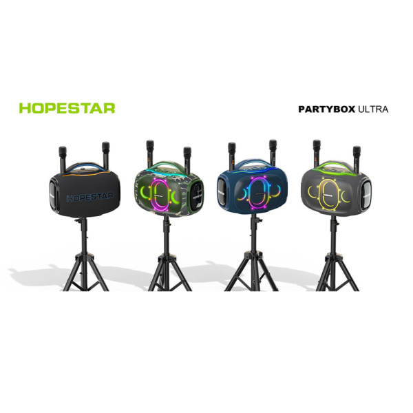 Bluetooth-колонка HOPESTAR PartyBox Ultra 550W (чорная)